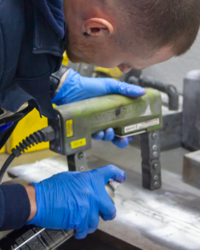 magnetic particle inspection, mpi test, mpi test for welding
